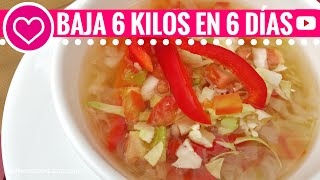 Como hacer la SOPA MILAGROSA  para bajar de peso receta [upl. by Odlonra642]