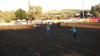 Donkey Derby Race in The Dalles Oregon Rodeo [upl. by Landa]