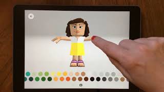 Creating a Character in Toontastic [upl. by Pickering]