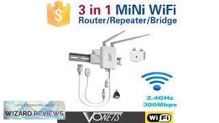 VONETS 24G WiFi Router WiFi to Wired Bridge Ethernet Repeater Hotspot Signal Review [upl. by Fiorenze]