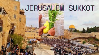 Priestly Blessing Over 50000 Jews gathered at the WESTERN WALL  BIRKAT KOHANIM SUKKOT [upl. by Rovit]