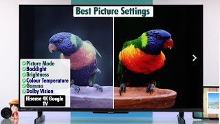 Hisense Google TV Best Picture Settings 4K [upl. by Gelb]