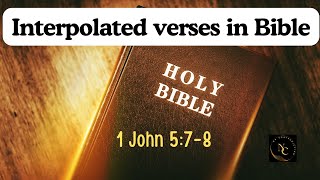 Interpolated verse in Bible 1john 578 [upl. by Conti]