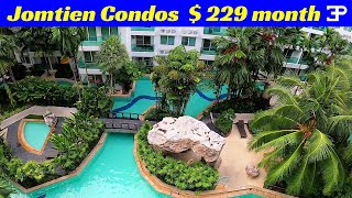 Pattaya Jomtien great value Condos only  229 [upl. by Nymzaj]