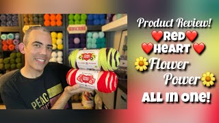 Product Review Red Heart All In One Flower Power [upl. by Azerila298]