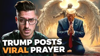 Trump Just Posted a VIRAL Prayer to St Michael [upl. by Nilyahs]