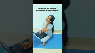 Do these steps to get rid of neck painfitness neckpainyogapractice [upl. by Anaujd10]