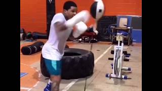 Gervonta Davis Sick Speed In Camp For Abner Mares [upl. by Neerroc]