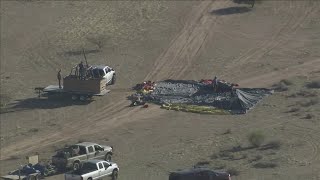 4 killed one seriously injured in hot air balloon crash in Arizona [upl. by Nered269]