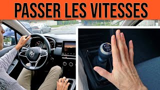 MONTER ET RÉTROGRADER LES VITESSES  Permis 2023 [upl. by Cocke]