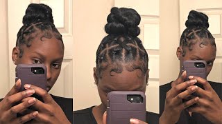 QUICK AND EASY CRISS CROSS RUBBER BAND HAIRSTYLE [upl. by Stanislaus]