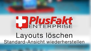 FAQ  Layouts löschen  StandardAnsicht wiederherstellen [upl. by Chancelor]