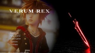 Kingdom Hearts Verum Rex  Title Screen Concept [upl. by Cicely]