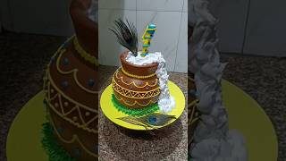 Janmashtami Special Matka Cake  New Matka Cake Design cake matkacake shorts ytshorts [upl. by Ailgna211]