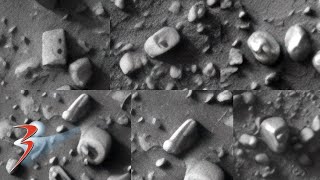 Anomalies North of Peneus Palus on Mars [upl. by Tommie]