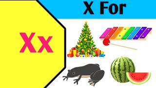 X Letter Words in English for Kindergarten  Words From Letter X  X Word [upl. by Kitarp547]