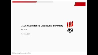 JSCC Quantitative Disclosures Q4 2023 [upl. by Clemen129]