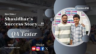 How Qspiders BTM Helped Me Become a QA Tester  Shasidhars Success Story [upl. by Atinehs]