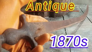 Restoration  200 years old Sword Restoration with simple steps [upl. by Verger]