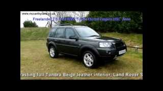 Land Rover Freelander 20 Td4 BMW Turbo Diesel Engine HSE Sat Nav 5Door GF55 McCarthy Cars [upl. by Leilani]