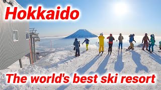 Hokkaidos Worlds Best Ski Resort is in Niseko which boasts the best powder snow in the world [upl. by Shirline]