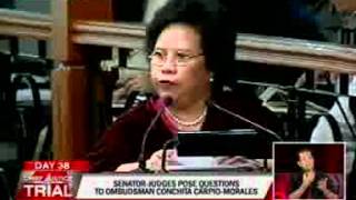 Santiago poses questions to Ombudsman Morales [upl. by Huei]