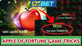 quotApple Of Fortune Gamequot 1xbet new tricks and tips 🚀1 Lakh live winning 💰 [upl. by Pinckney322]