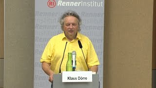 Klaus Dörre Arbeit 40  Herausforderungen von Digitalisierung und Automatisierung [upl. by Ybrek]