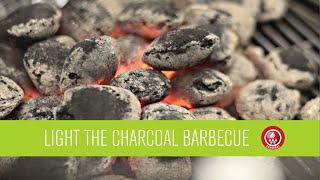 To light the charcoal barbecue English [upl. by Vally]