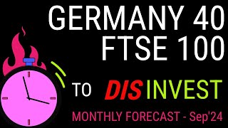 DAX  DE40 amp FTSE100  Rally Again or Reverse amp crash Technical Analysis For Next Month Sep24 [upl. by Bezanson449]