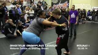 AGL 7 • Melanie Zemba vs Shantay Brown • Amateur Grappling League® Womens Division [upl. by Nicholson306]