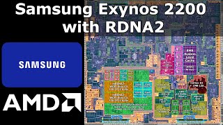 Samsung Exynos 2200 with RDNA2 graphics die shot analysis  Part 1 [upl. by Llerat]