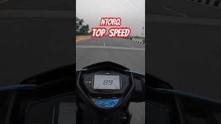 TVS NTORQ TOP SPEED TEST 🚀😻 💯 PLUS FASTEST SCOOTER 🛵  FULL VIDEO UPLOADED ✅ shorts topspeed [upl. by Corbin321]