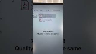 How to compress large PDFs without losing quality • No app needed [upl. by Ahsayn494]