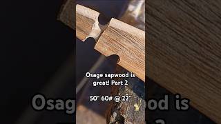 Osage sapwood is great Part 2 [upl. by Miksen]