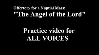 Offertory for a Nuptial Mass Practice Video  from the Simple English Propers [upl. by Louanne135]