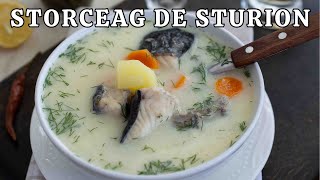 🦈 Storceag de STURION ca la Sfântu Gheorghe  rețeta de ciorbă pescărească ca în Delta Dunării [upl. by Qulllon613]