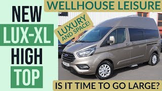 Transit Custom Campervan review I NEW I Wellhouse LuxXL  is time to go for a hightop campervan [upl. by Suhpesoj]