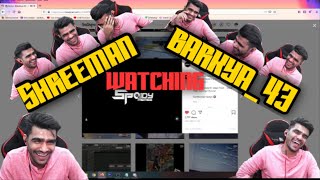 Shreeman legend reaction on Barक्या videos Barkya43  Awesome edit by Barkya43 [upl. by Cadell]