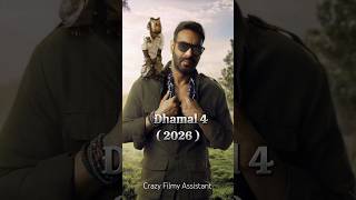 Ajay Devgan Upcoming Movies Sequel In 🦁🔥  2025  2027  ajaydevgan singhamagain raid2 shorts [upl. by Corson]