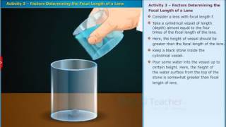 Factors Determining the Focal Length of a Lens Class 10 Physics [upl. by Aihtnyc]