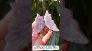 lepidolite butterfly n  crystal file if interested crystaladdict witchtok crystallife [upl. by Milford]