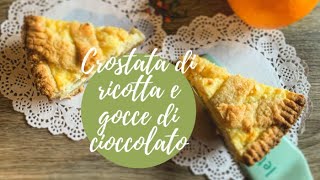 Ricetta Crostata alla Ricotta e Gocce di Cioccolato [upl. by Larisa243]