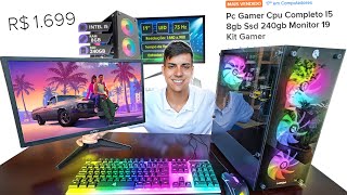 COMPREI UM PC GAMER NO MERCADO LIVRE DE R169947 [upl. by Petta]