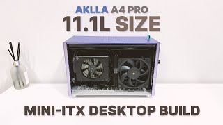 AKLLA A4 PRO Build  ITXSFF PC Build ASMR [upl. by Ardnot]