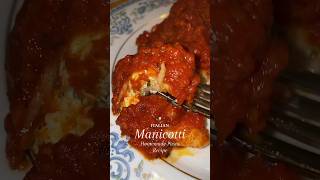 Stuffed Manicotti Recipe italiancooking homemadepasta italianrecipe italianfood italianpasta [upl. by Anallij804]