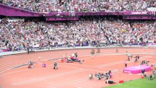 Mo Farah Winning the 5000m Final  London 2012 [upl. by Narag258]