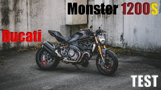 Ducati Monster 1200S TEST  Perfektes Landstraßen Naked [upl. by Quirita844]