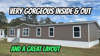 VERY GORGEOUS INSIDE amp OUT Double Wide Mobile Home Tradition By Clayton Homes [upl. by Annovaj]