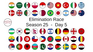 ELIMINATION LEAGUE COUNTRIES season 25 day 5 [upl. by Serene995]